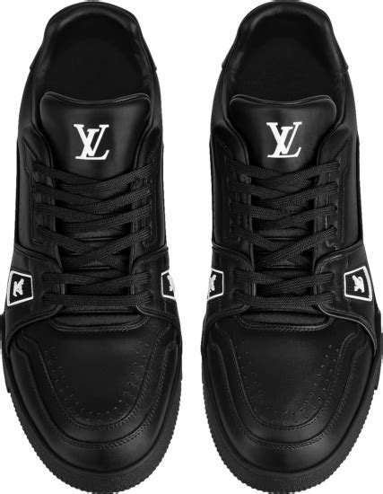 lv show up sneakers black